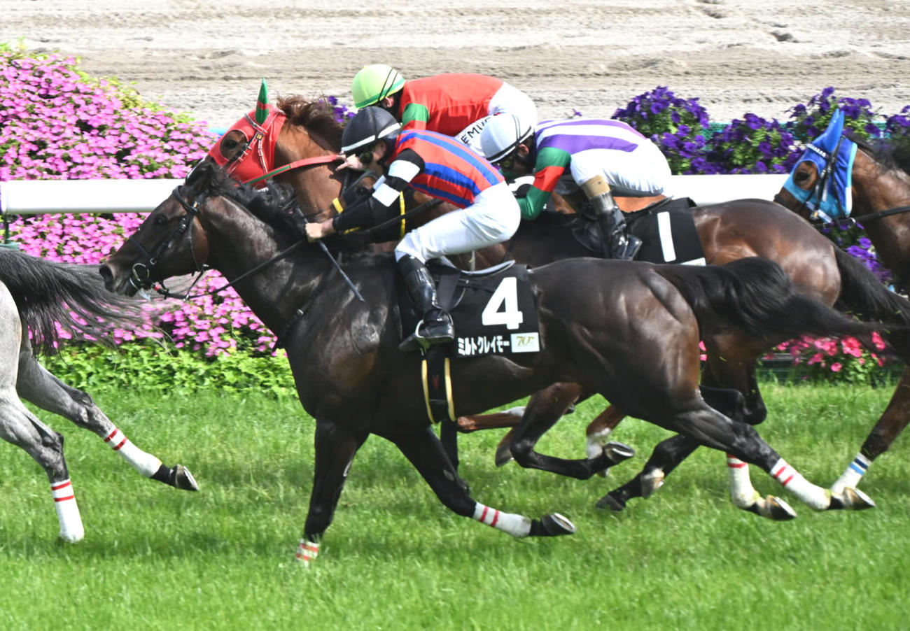 4月28日、ライスシャワーC2着のミルトクレイモー