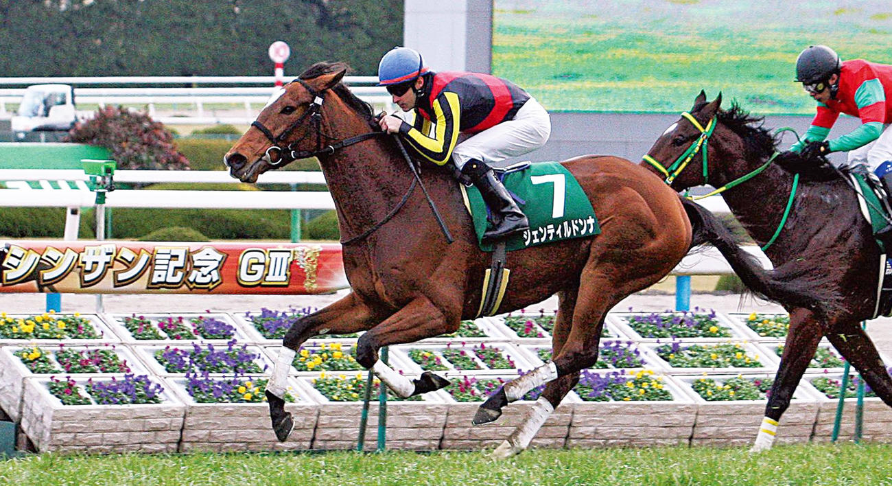 12年日刊スポーツ賞シンザン記念を制したジェンティルドンナ