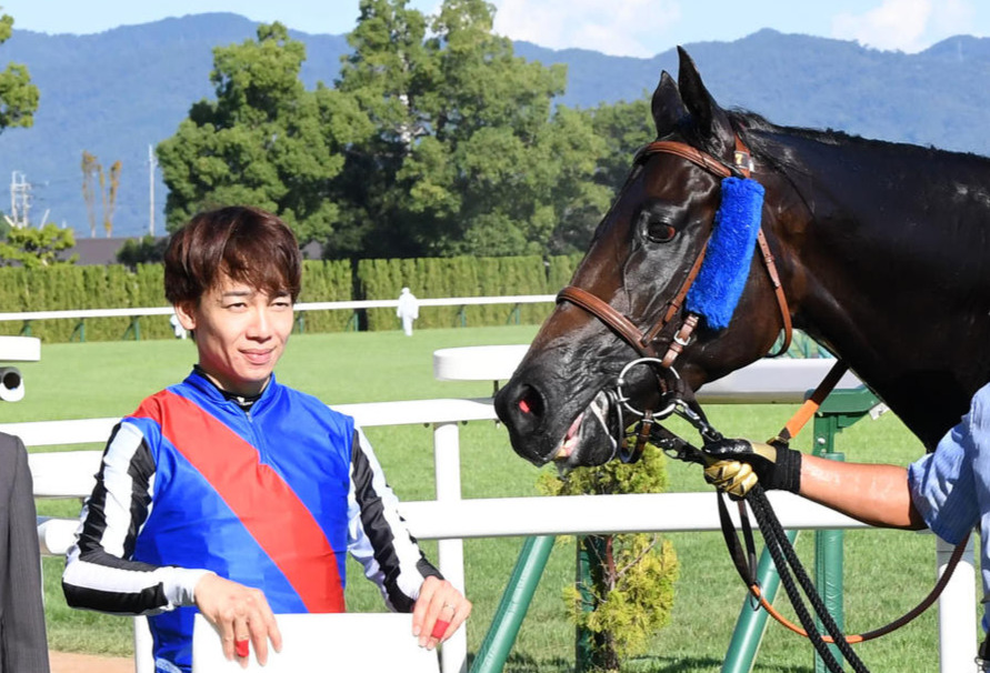 モンブランミノルと松山騎手