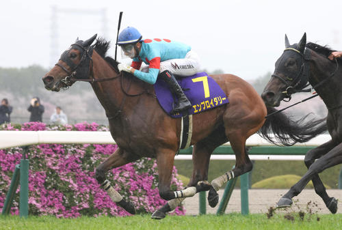 桜花賞を制したエンブロイダリー