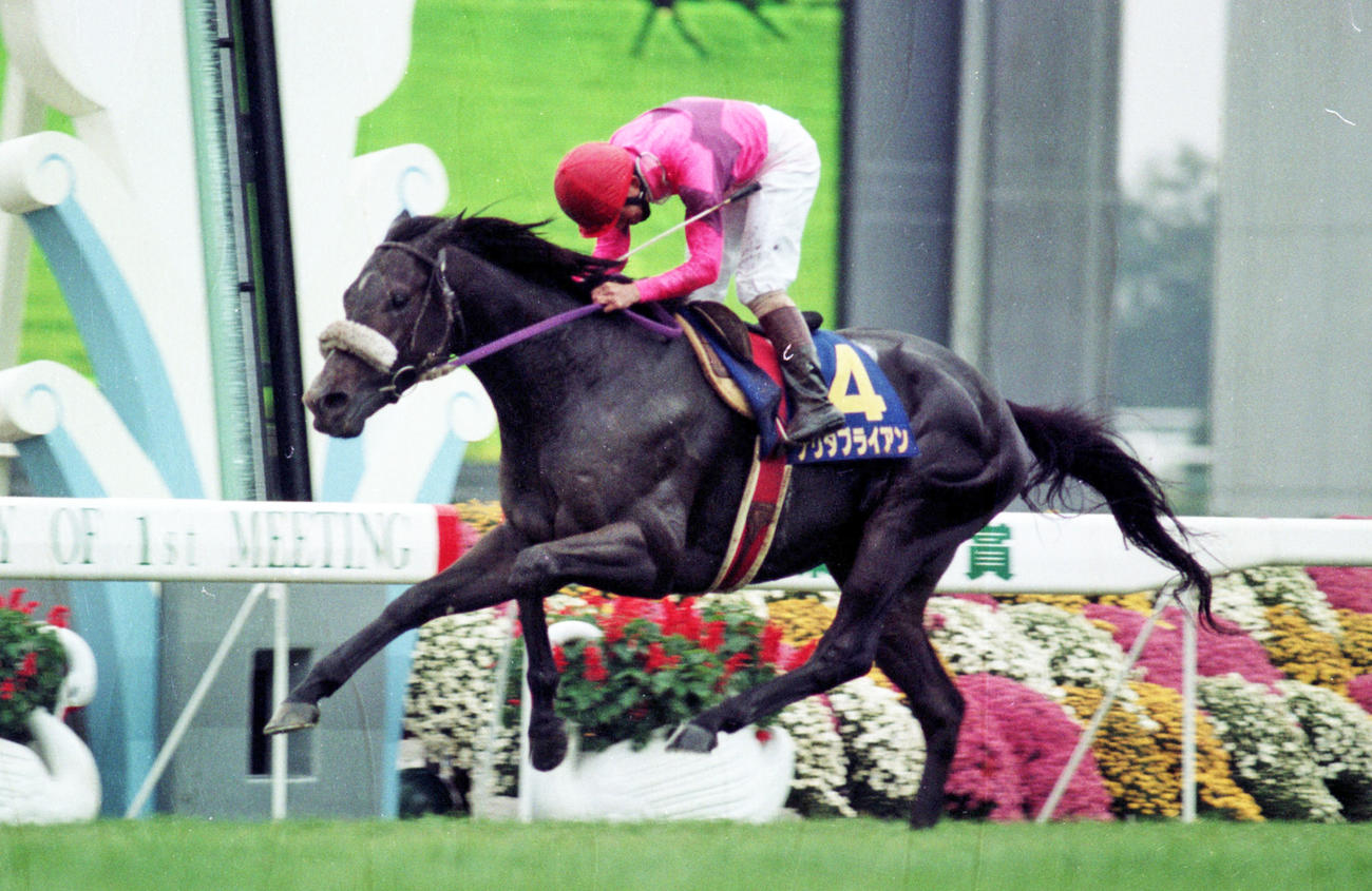 94年菊花賞を制したナリタブライアンと南井克巳騎手
