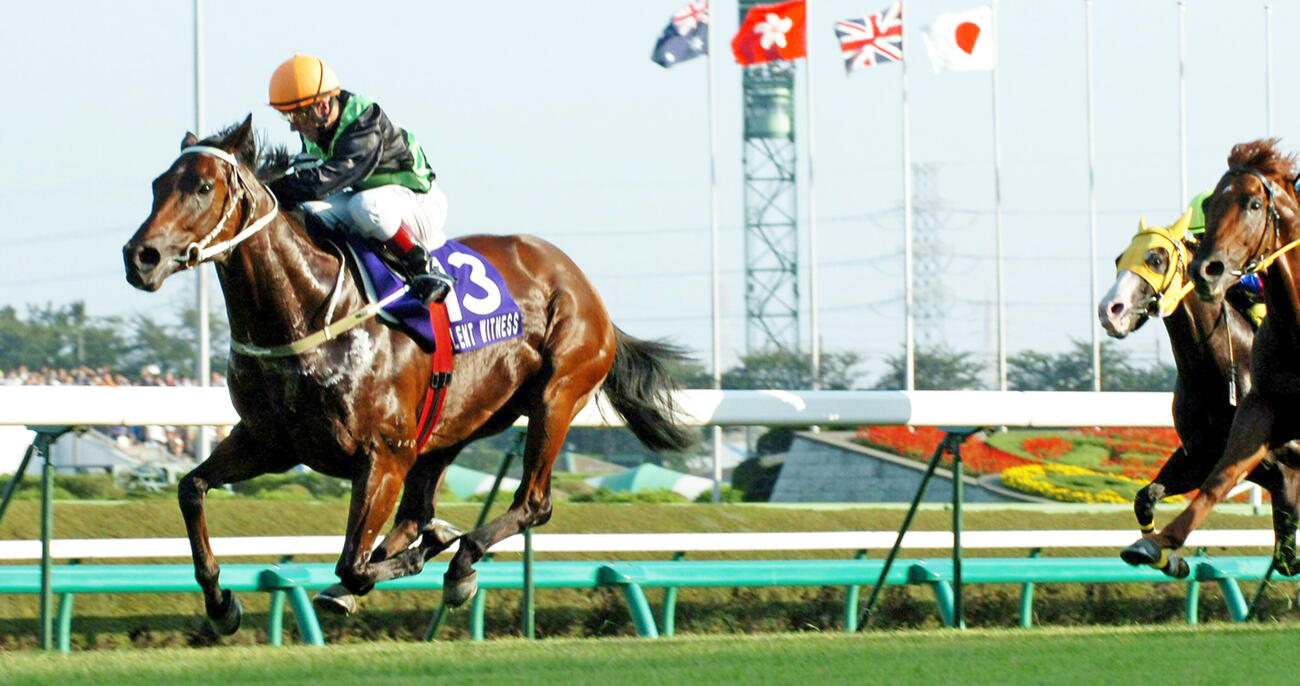 558キロで05年スプリンターズSを制したサイレントウィットネス