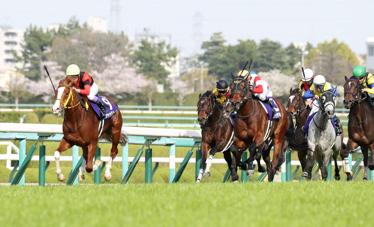 23年大阪杯を制したジャックドール（左）