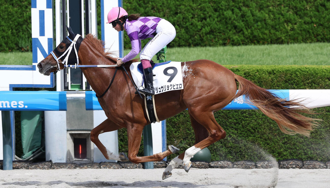 25年9月28日阪神4R新馬戦を快勝したジュウリョクピエロ