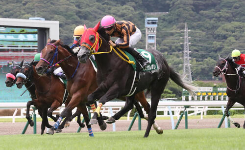 21年小倉記念を制したモズナガレボシ