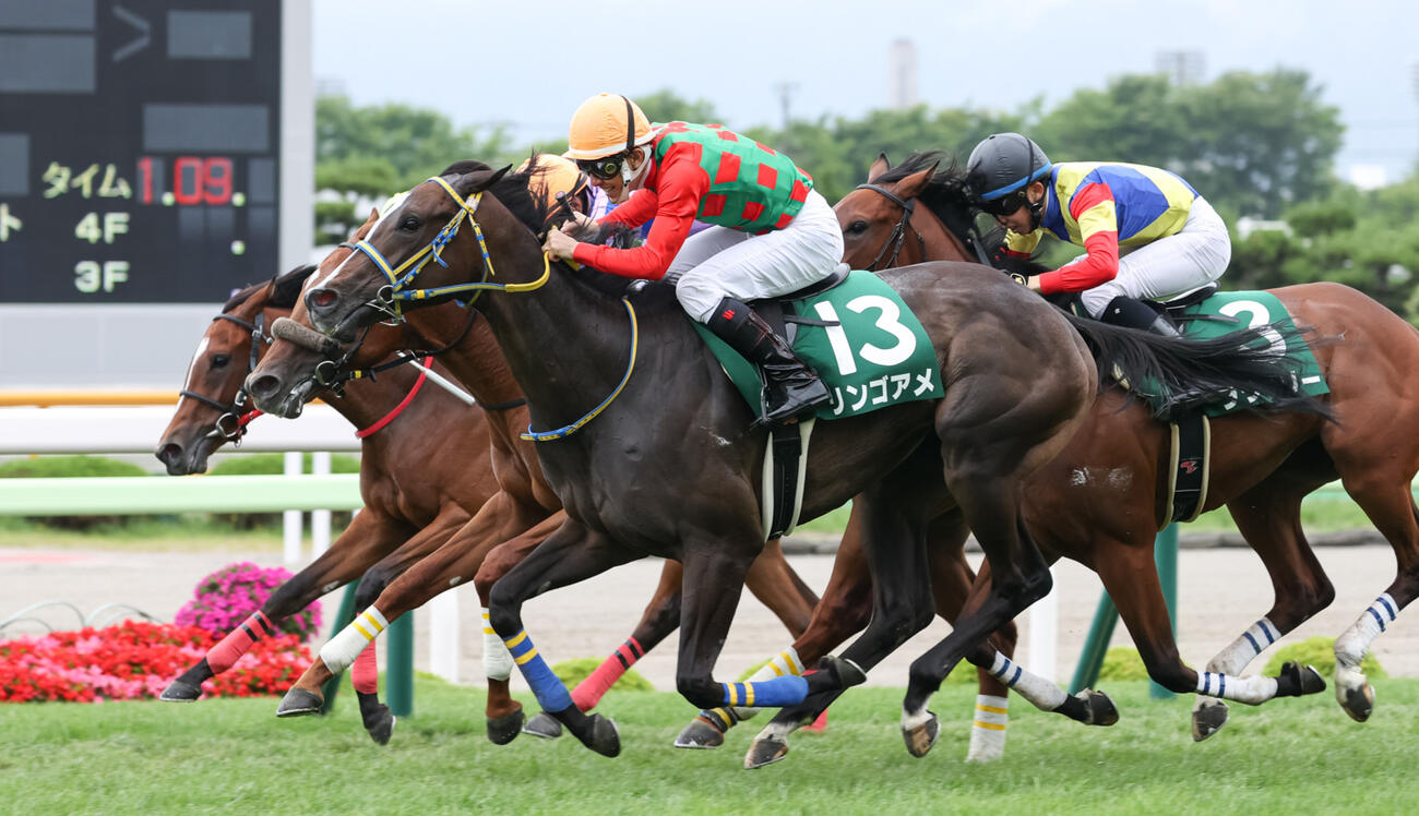 20年函館2歳Sを制したリンゴアメ