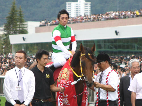 14年札幌記念をハープスターで制した川田将雅騎手