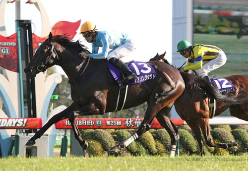 20年秋華賞を制して史上初の無敗の3冠牝馬に輝いたデアリングタクト