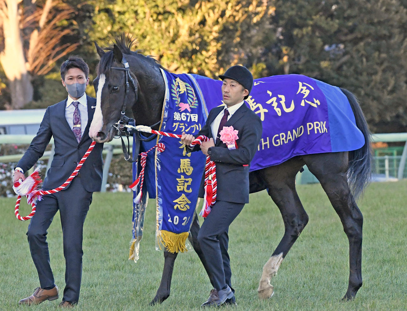 有馬記念を制したイクイノックス（2022年12月25日撮影）