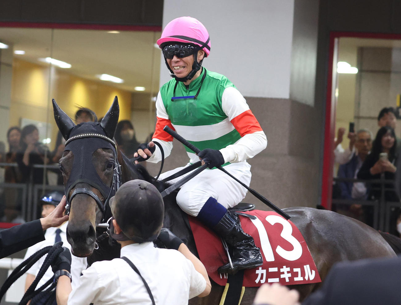 21日、フローラSで3着に敗れたカニキュル