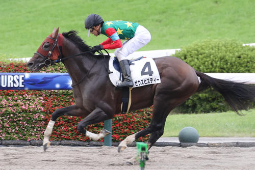 6日、福島12Rを制したゼウスビスティー