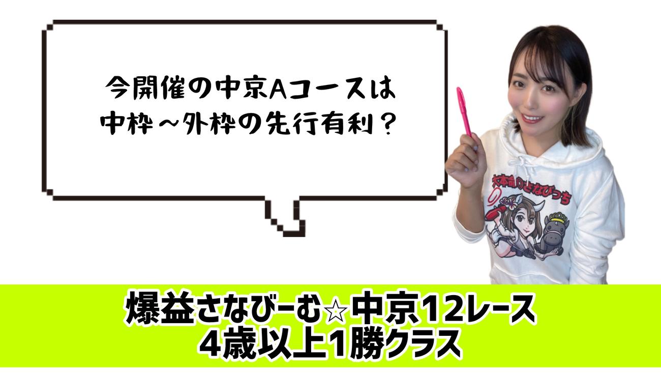 中京12Ｒのポイント