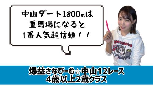 中山ダート1800メートルデータ