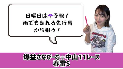 春雷S 的中のポイント