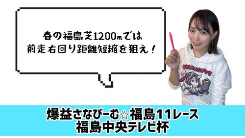 福島中央テレビ杯的中のカギ