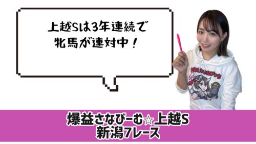 上越S　的中のポイント