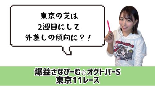 オクトーバーS　的中のカギ