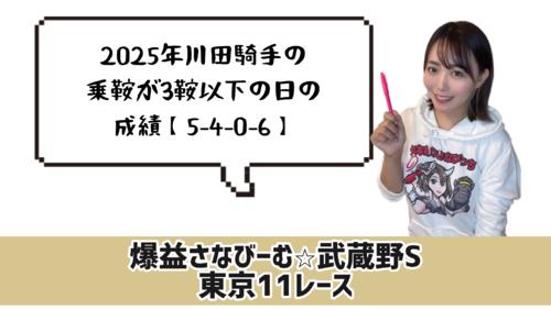 武蔵野Ｓ的中のカギ