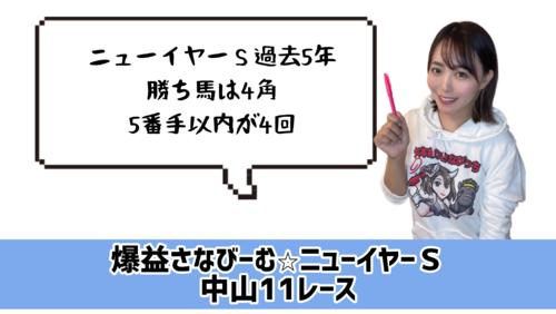 ニューイヤーS　的中のカギ