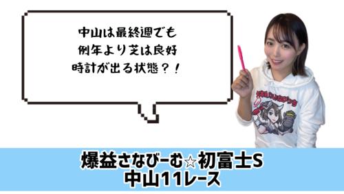 初富士S　的中のポイント