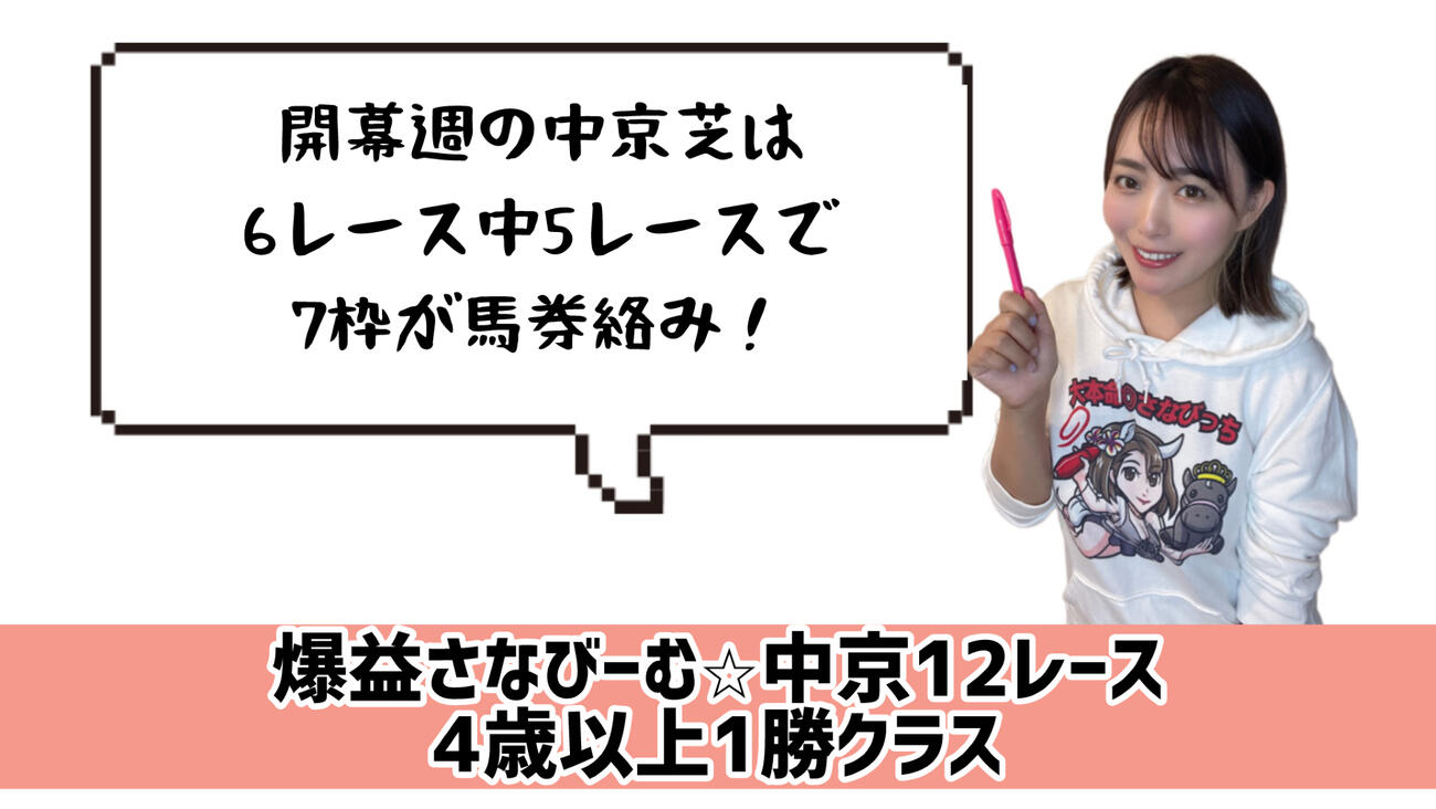 中京12R　的中のカギ