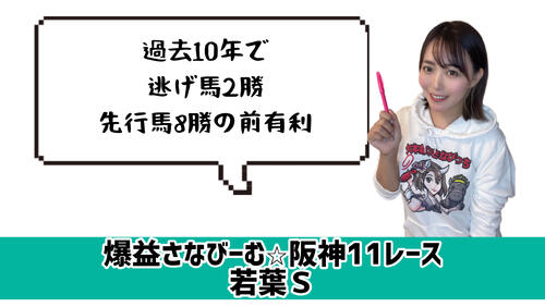 阪神11R　的中のカギ