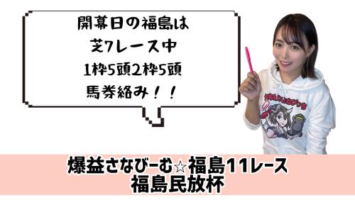福島民報杯　的中のカギ