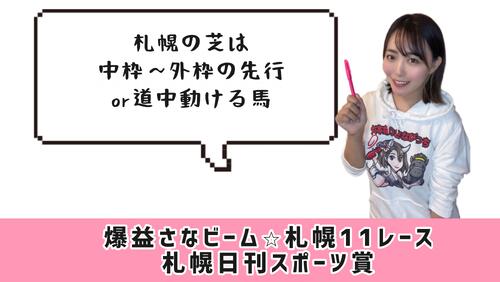 札幌日刊スポーツ杯のポイント