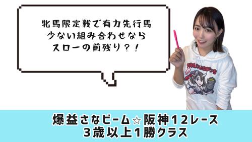 阪神12Rのポイント