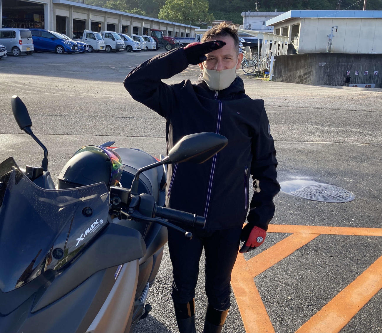 今のバイクも日本のだよ！（21年9月撮影）