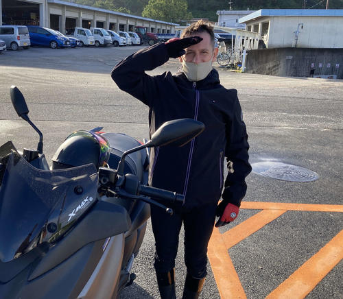 今のバイクも日本のだよ！（21年9月撮影）