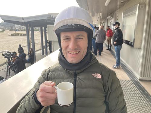 抹茶もいいけどコーヒーもね！（撮影・太田尚樹）