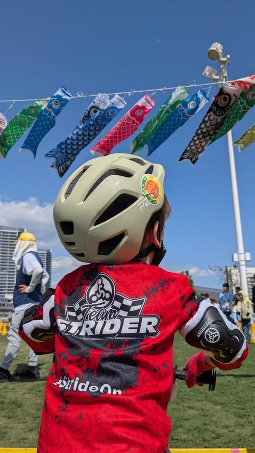 ジョシュアがストライダーのレースに出たよ！（本人提供）
