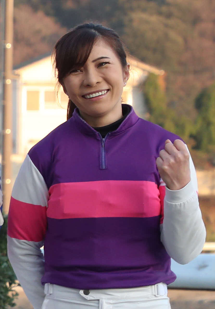 宮下瞳騎手（20年2月4日撮影）