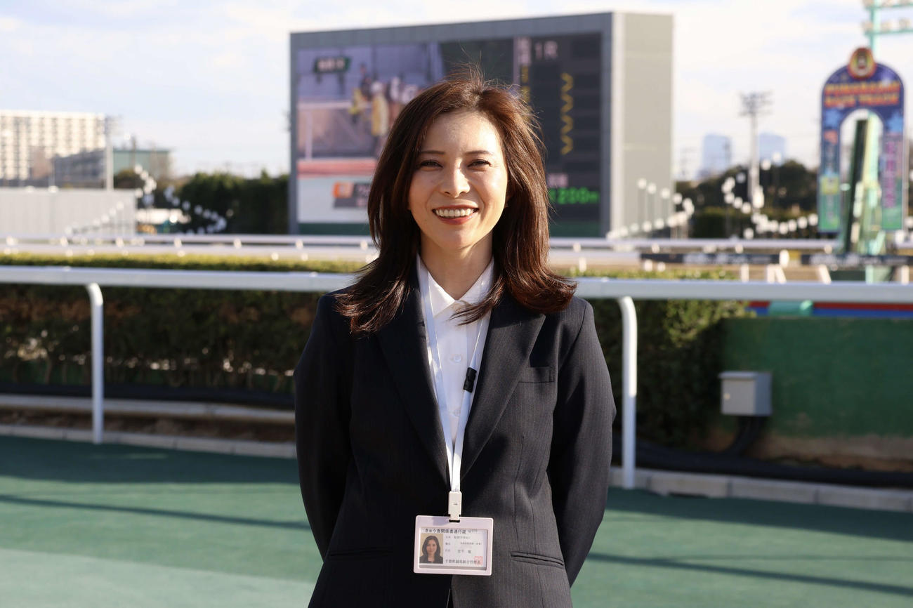 船橋競馬場で研修中の愛知の宮下瞳調教師
