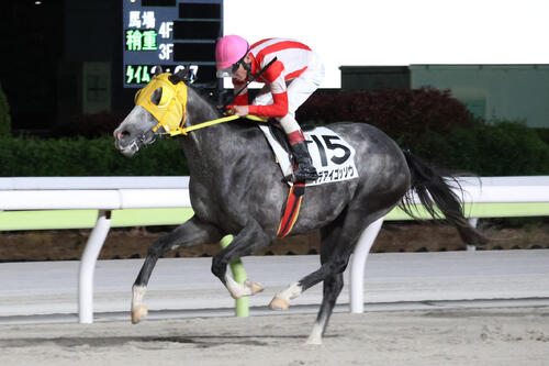 4月30日クリスタルナイト賞を制したイデアイゴッソウと秋元耕成騎手