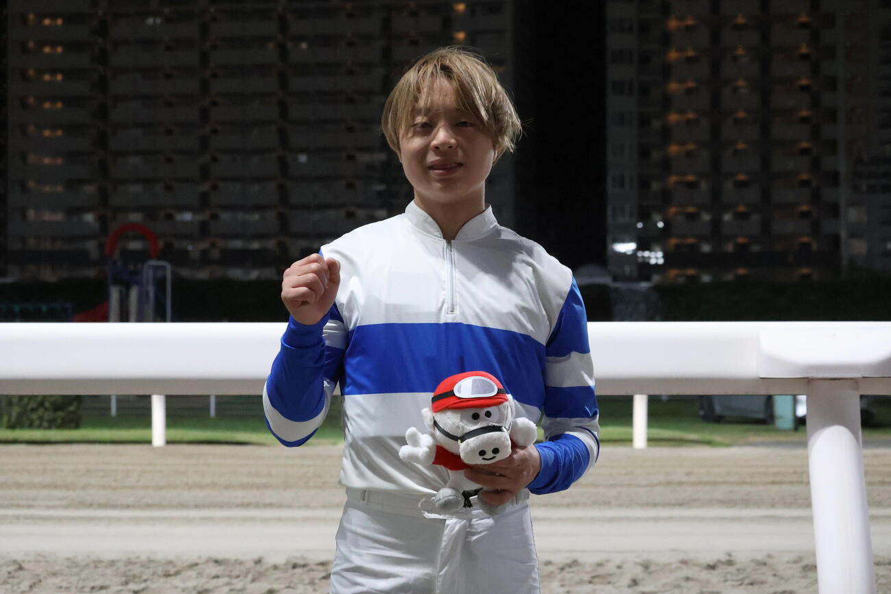 ヤングジョッキーズシリーズのトライアルラウンド川崎で第2戦を勝利した浦和の中山遥人騎手