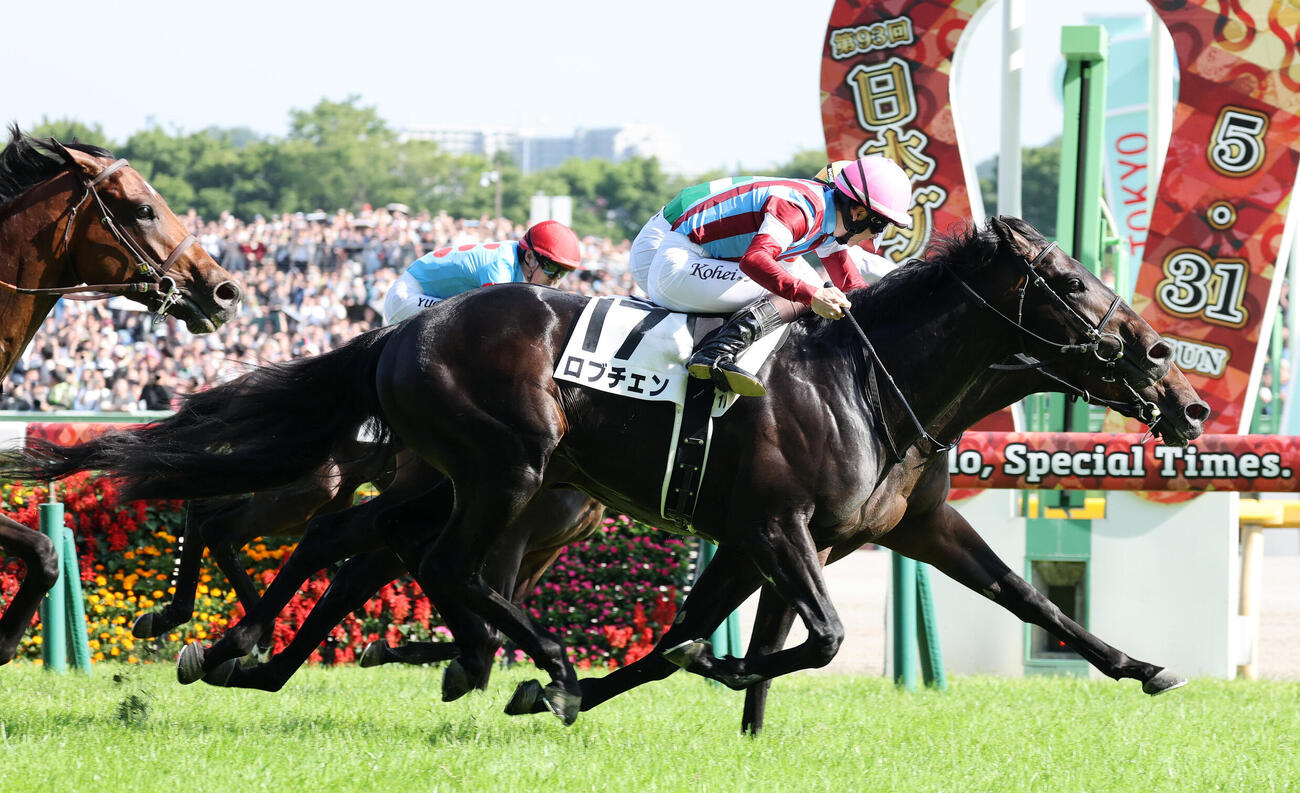 ダービーを制したロブチェン
