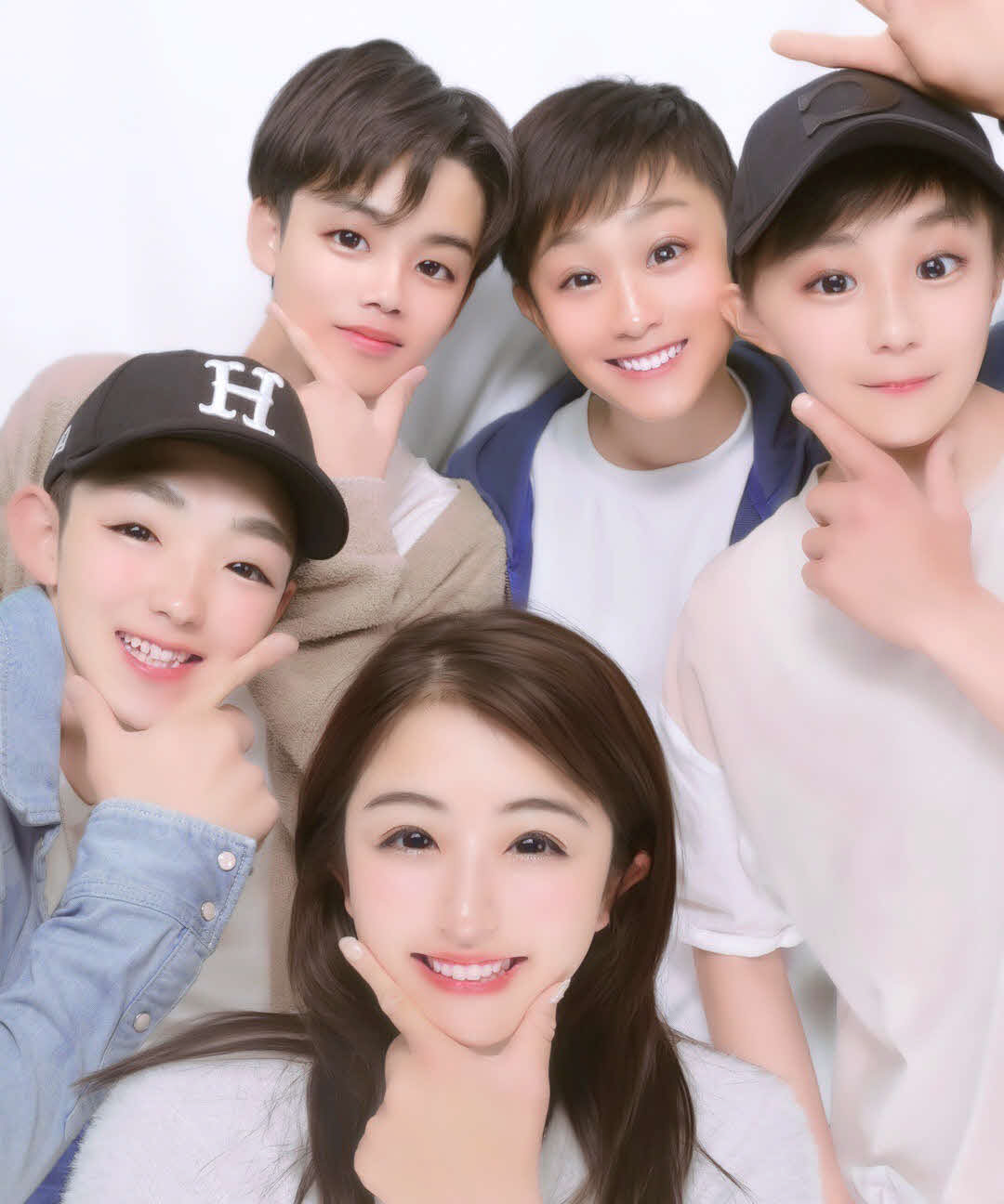 関東、関西の若手ジョッキー5人で撮ったプリクラです！誰が誰か分かりますか？（本人提供）