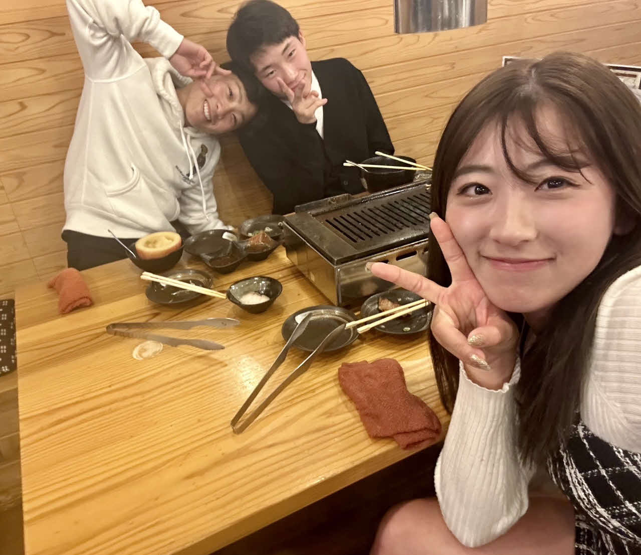 休日に、小沢さんと大河とご飯に行ってきました！（本人提供）