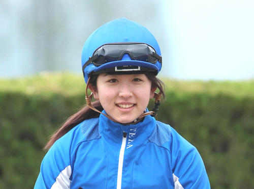 今村聖奈騎手（2023年4月撮影）