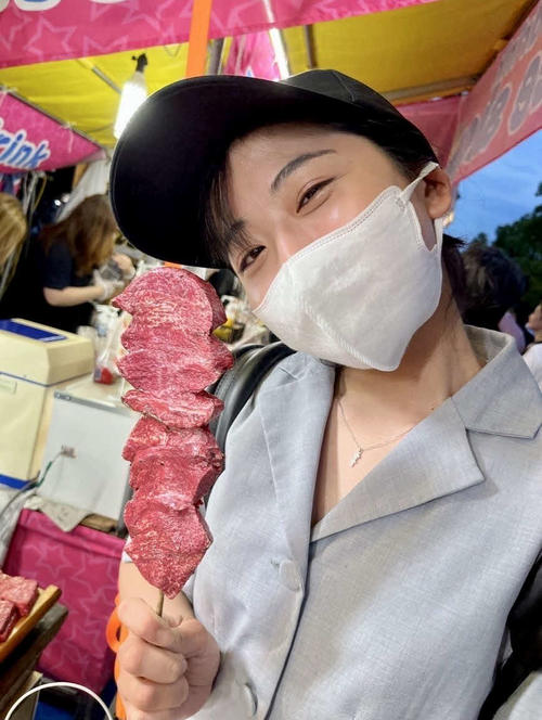 お肉の写真これしかなかったです（笑い）（本人提供）