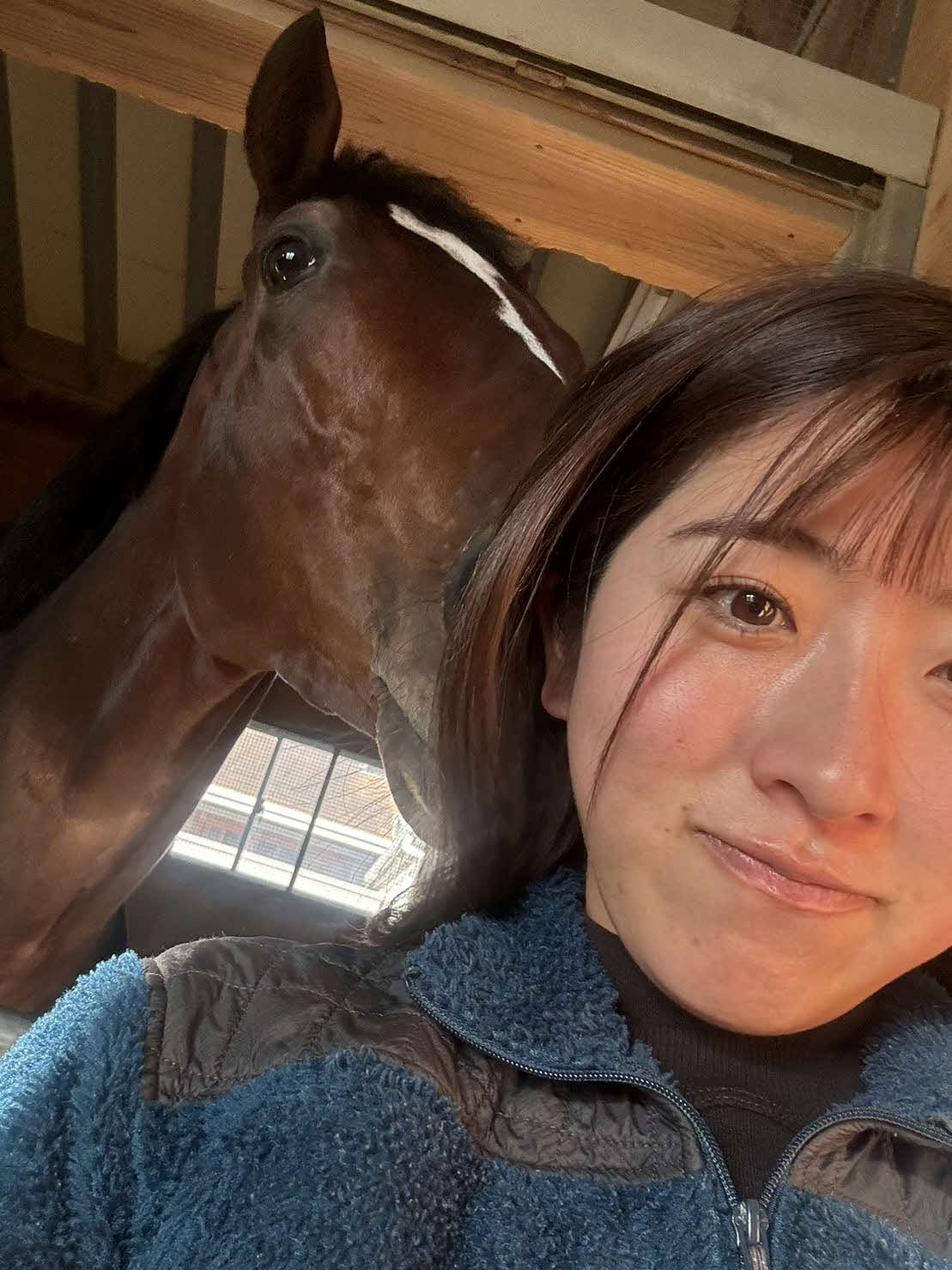 ホルトバージとともにホープフルS頑張ります！（本人提供）