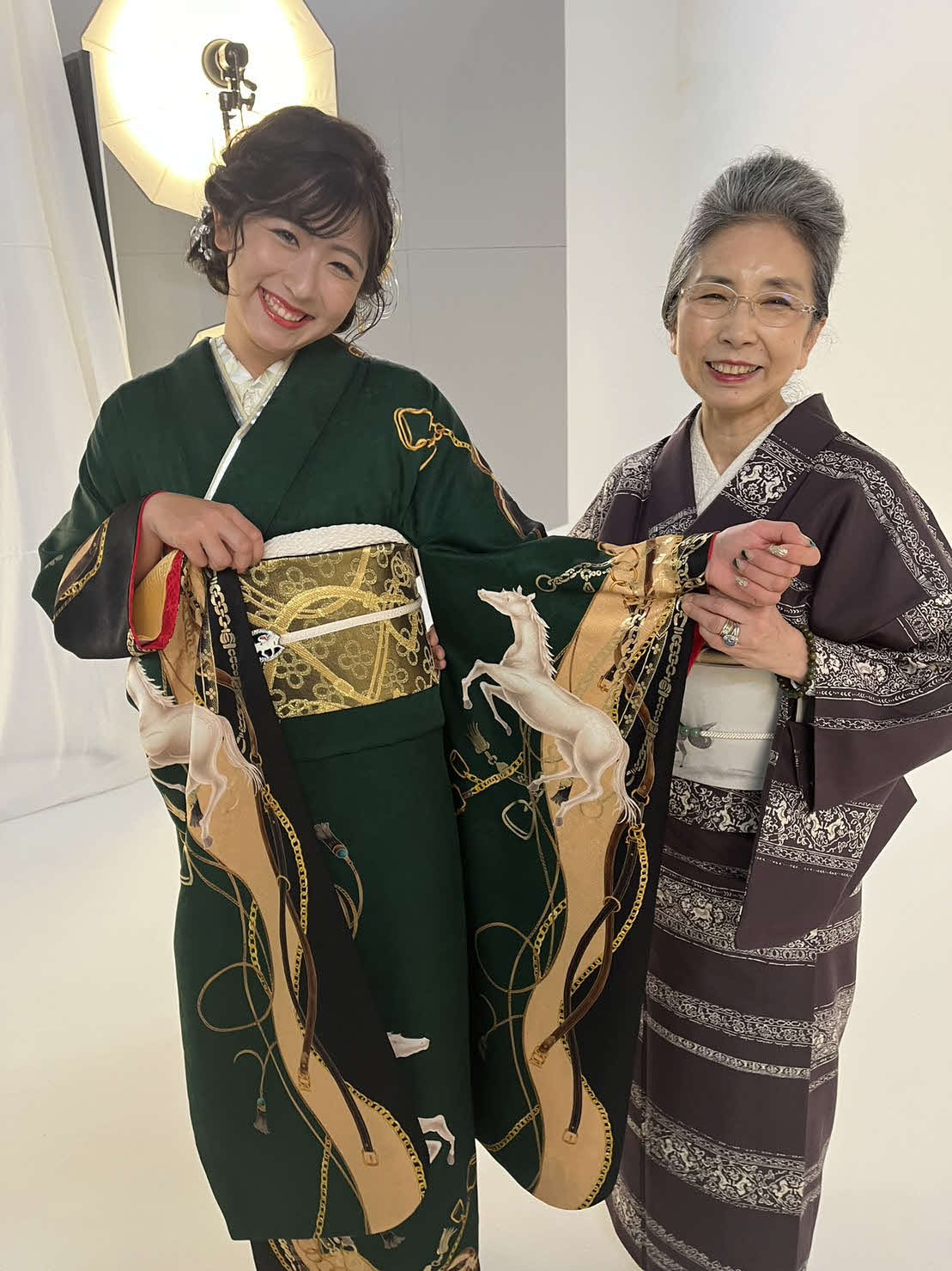 こだわりの振り袖を作ってもらいました！（本人提供）