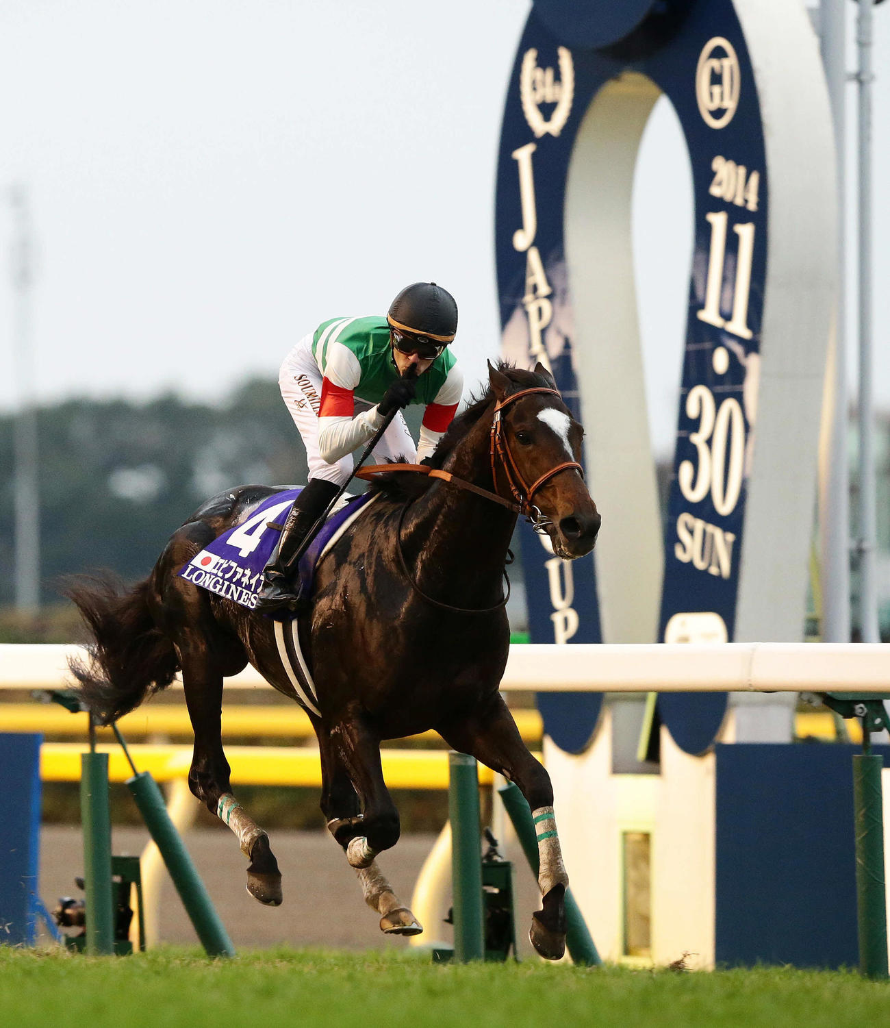 14年、ジャパンCを圧勝したエピファネイア。鞍上はスミヨン騎手