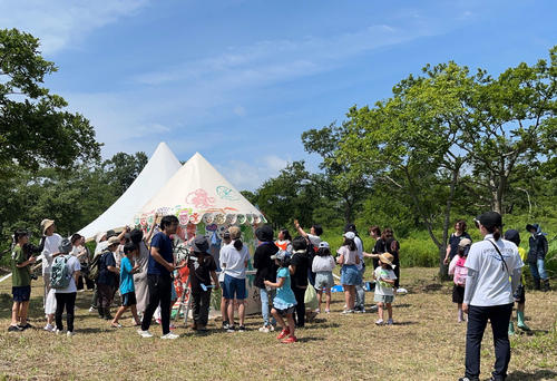 珠洲ホースパークで開催された「能登復興祭」(角居氏提供)