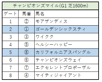 チャンピオンズマイル