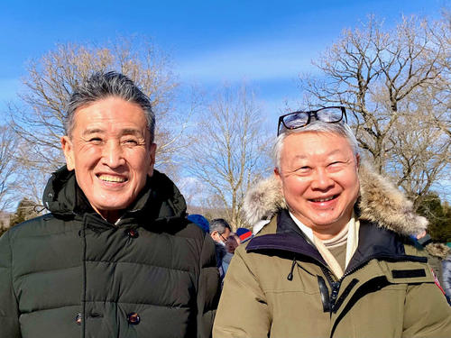 吉田勝巳さんとツーショット
