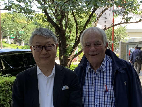 エージェントのパトリックさんが来日