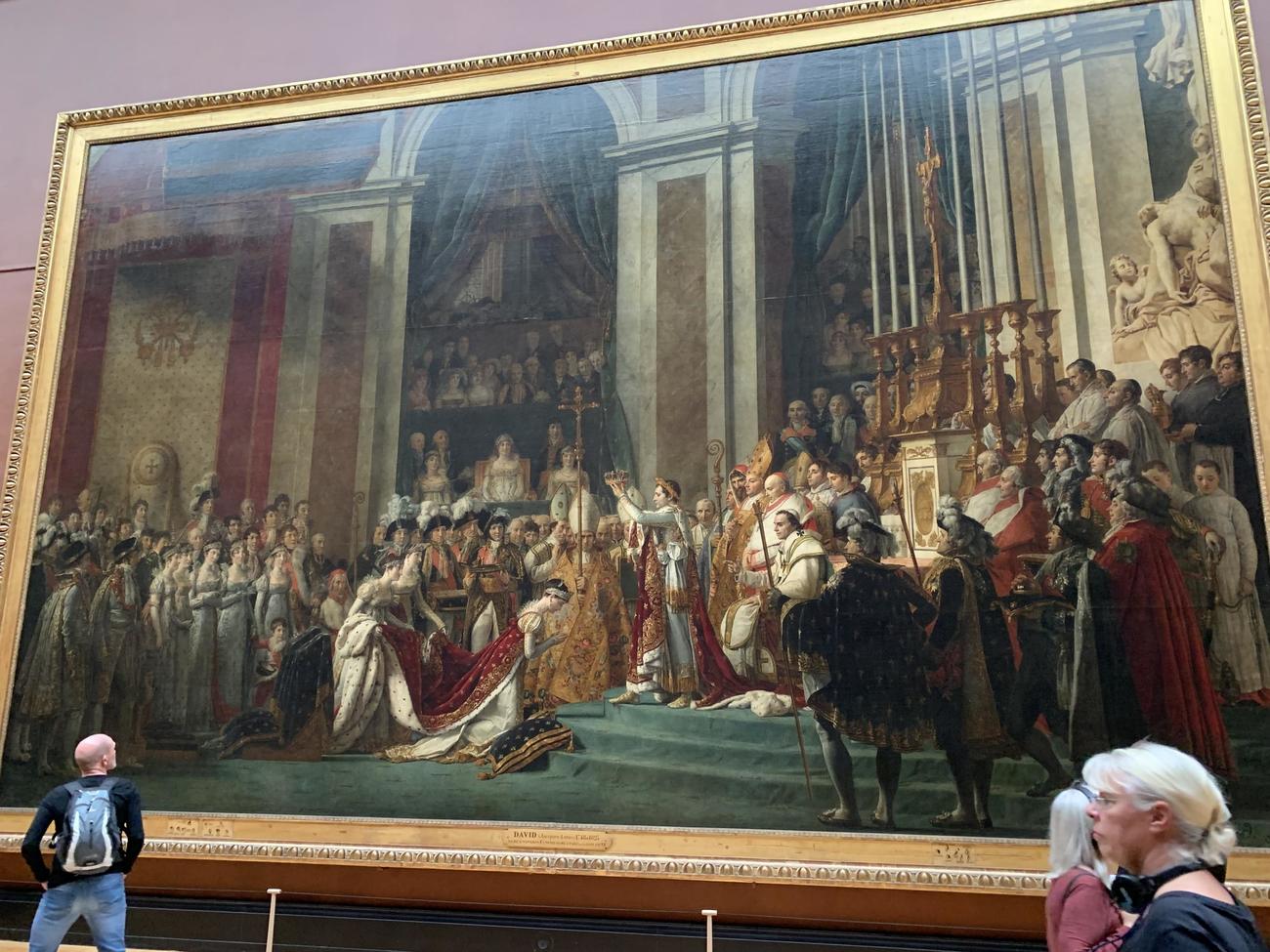 パリの風景、ルーブル美術館